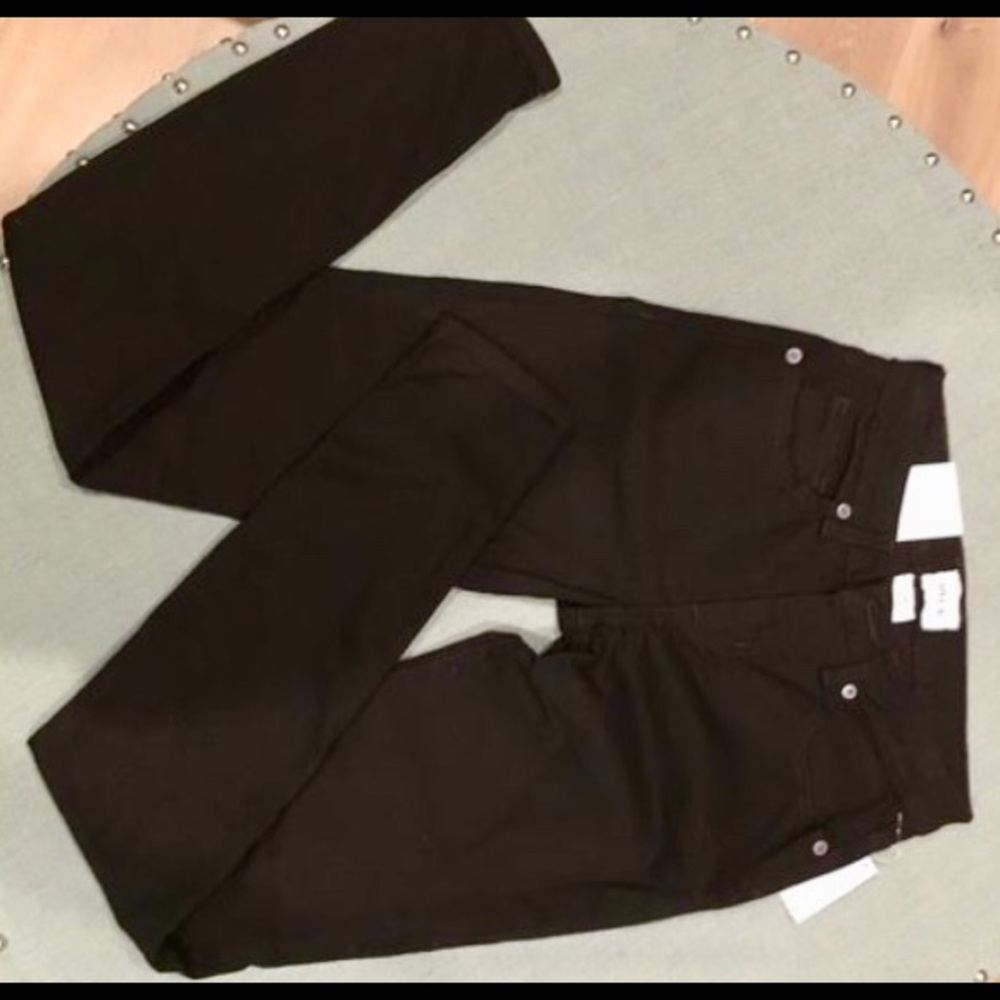 RVCA BRAND NEW Girls black mid skinny jeans Sz 26